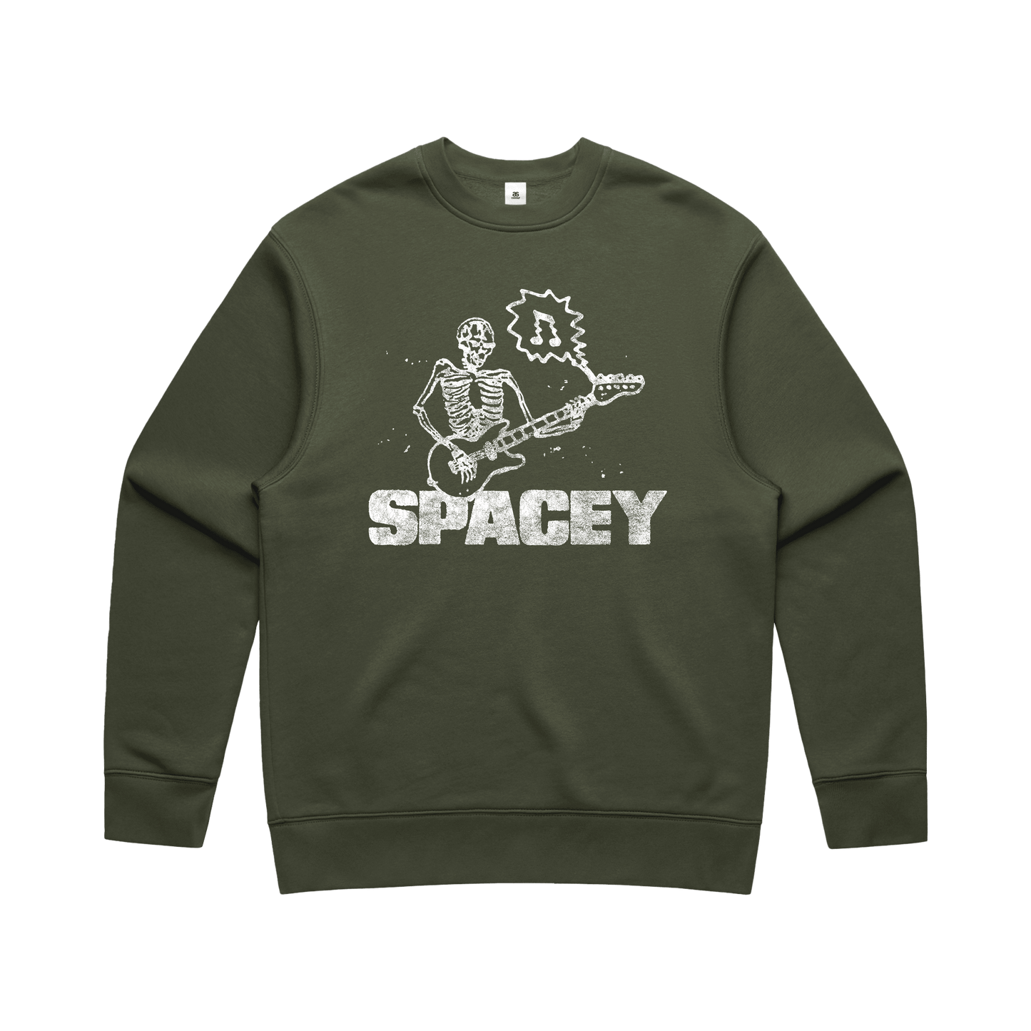 Skull Green Crewneck
